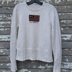 Polo Ralph Lauren flag sweater Size Large